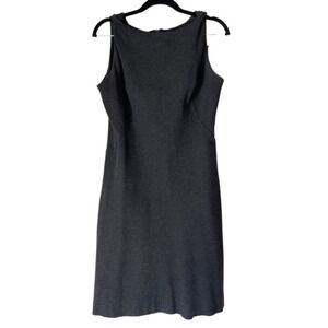 MM.LaFleur‎ Gray Sheath Dress Sleeveless Career Workwear Dress Size 6
